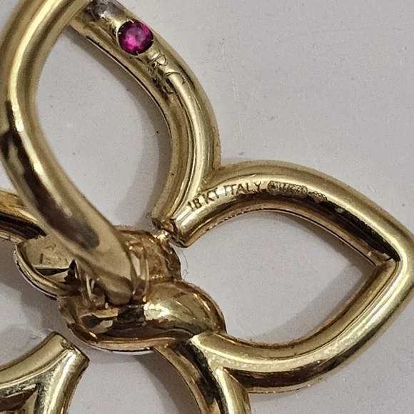 Single Roberto Coin Cialoma Earring - Picture 5 of 8